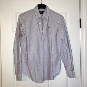 Ralph Lauren: Striped button down (size 6)